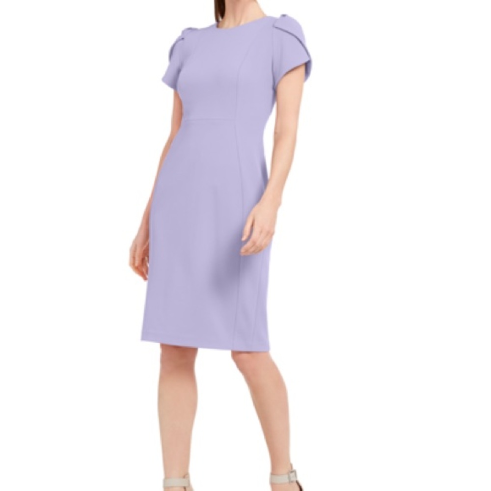 Calvin Klein Lavender Sheath Dress